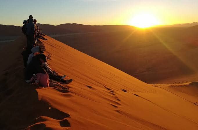 Dune 45 Sunrise Excursion in Dune 45, Sesriem, Namib-Naukluft National Park, Namibia