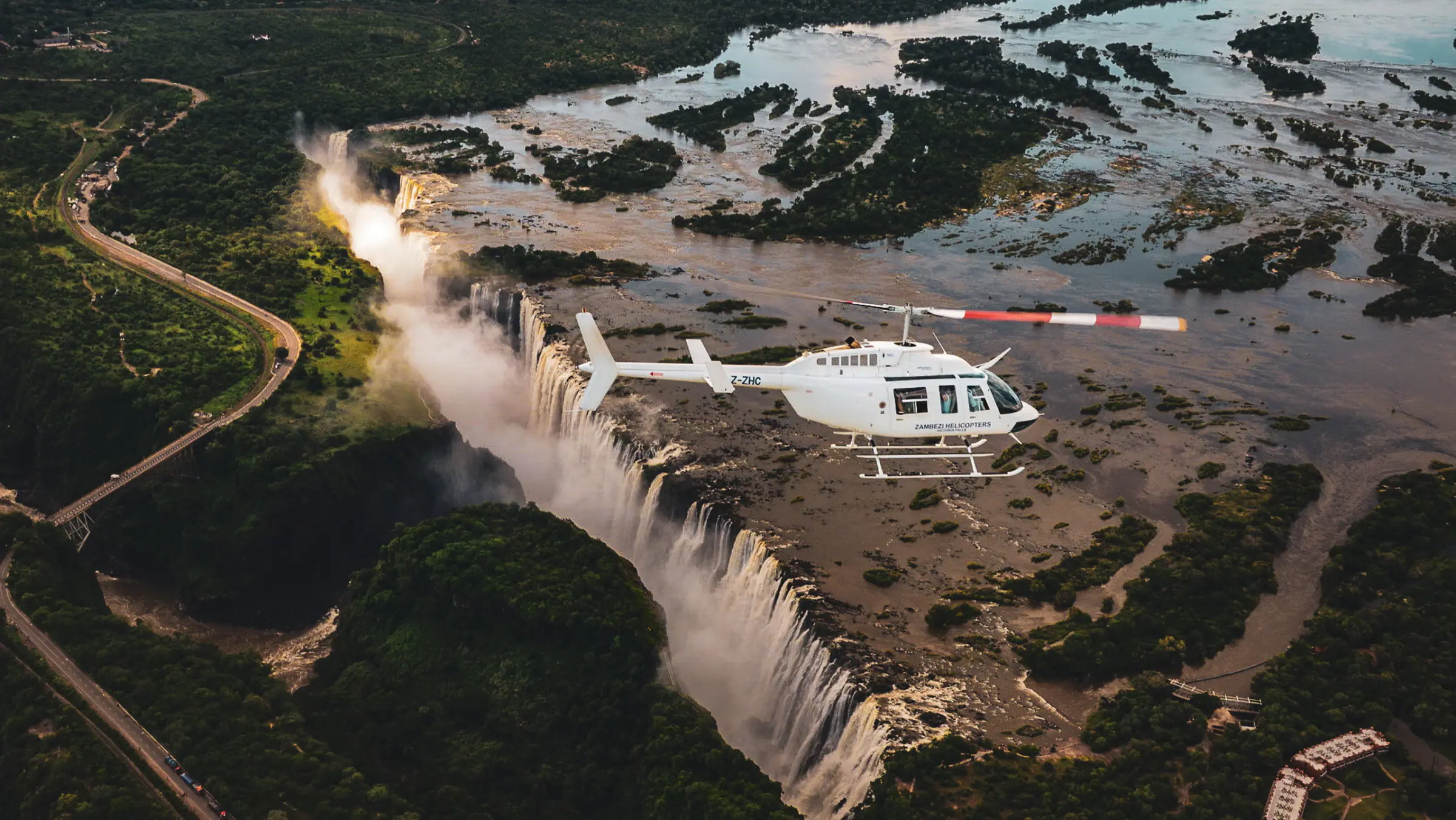 Victoria Falls Helicopter Scenic Flight in Victoria Falls, Zimbabwe